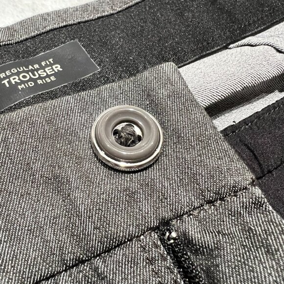 Lee Women's Ultra Lux Comfort with Flex Motion Trouser Pant in Carbon Rinse - Picture 7 of 10